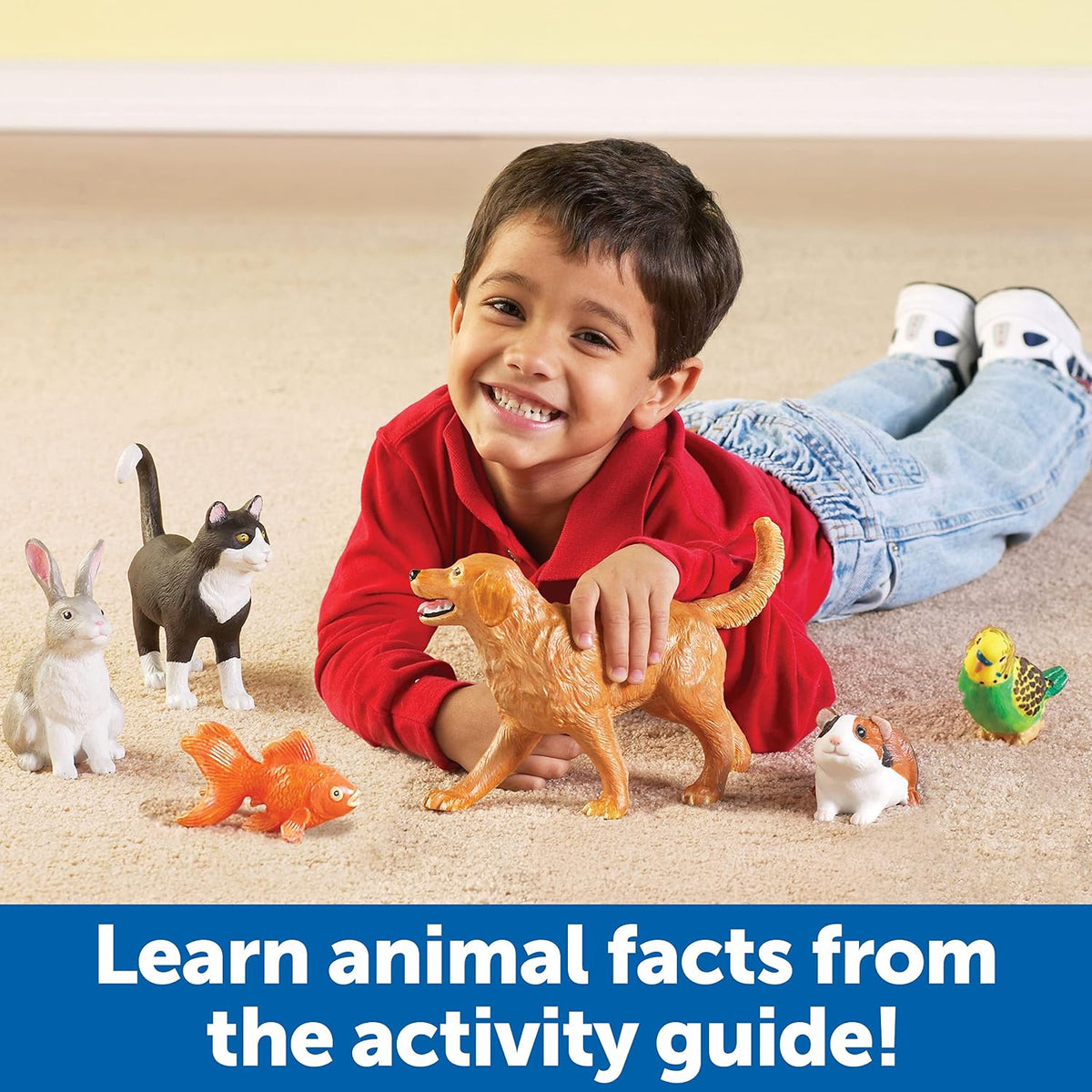 learning resources jumbo domestic pets, side view