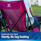 Kijaro Dual Lock Portable Camping Chairs - Enjoy the Outdoors with a Versatile Folding Chair, Sports Chair, Outdoor Chair & Lawn Chair - Dual Lock Feature Locks Position – Jasper Green