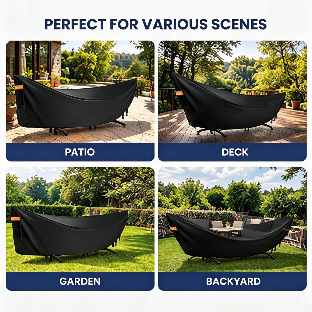 Hammock Cover for Pawleys Island Patio Hammock PT-H6 2023-2026 | Outdoor Patio Heavy Duty Full Coverage Protector