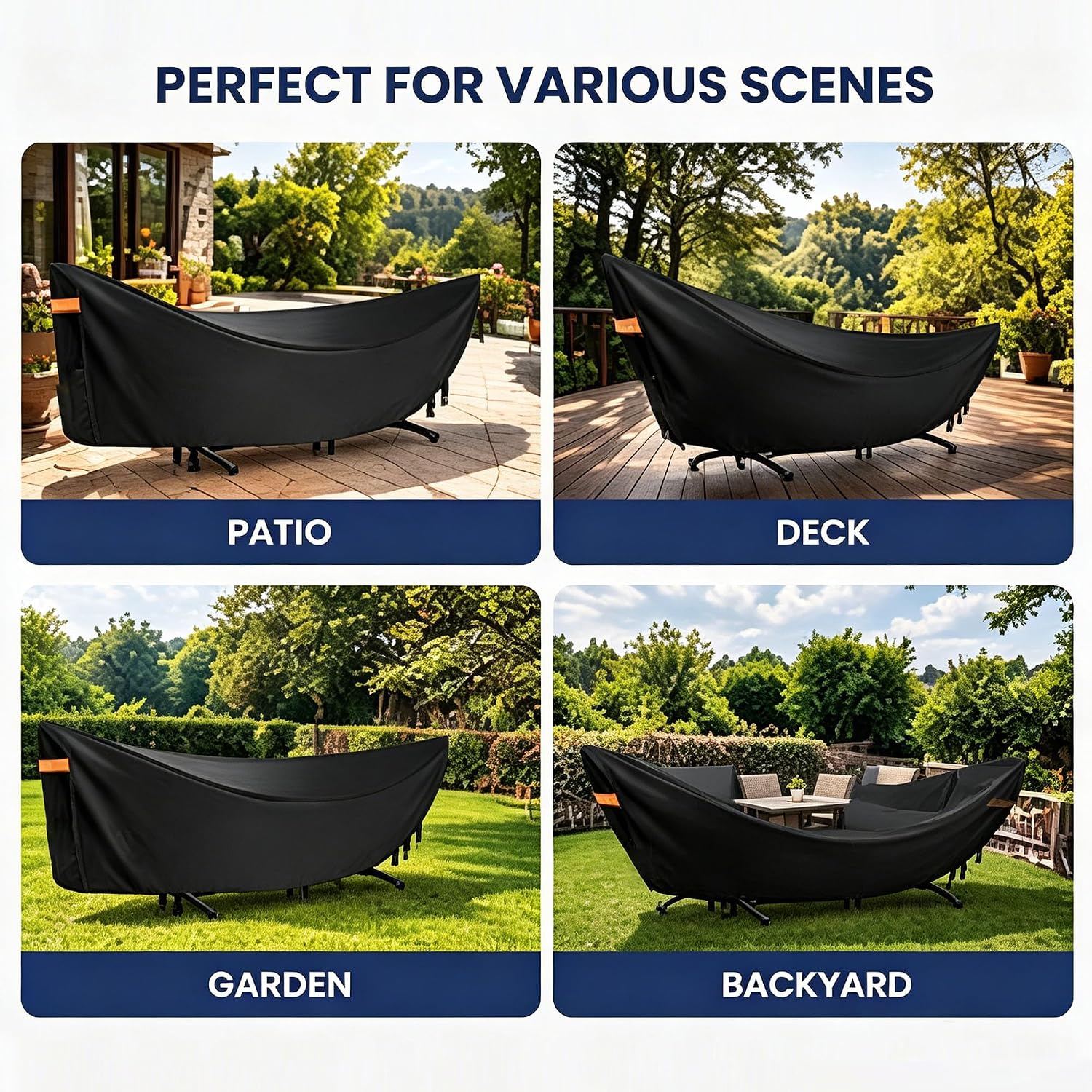 Hammock Cover for Lazy Daze Heavy Duty Hammock LDHD9 2025-2026 | Outdoor Patio Heavy Duty Full Coverage Protector