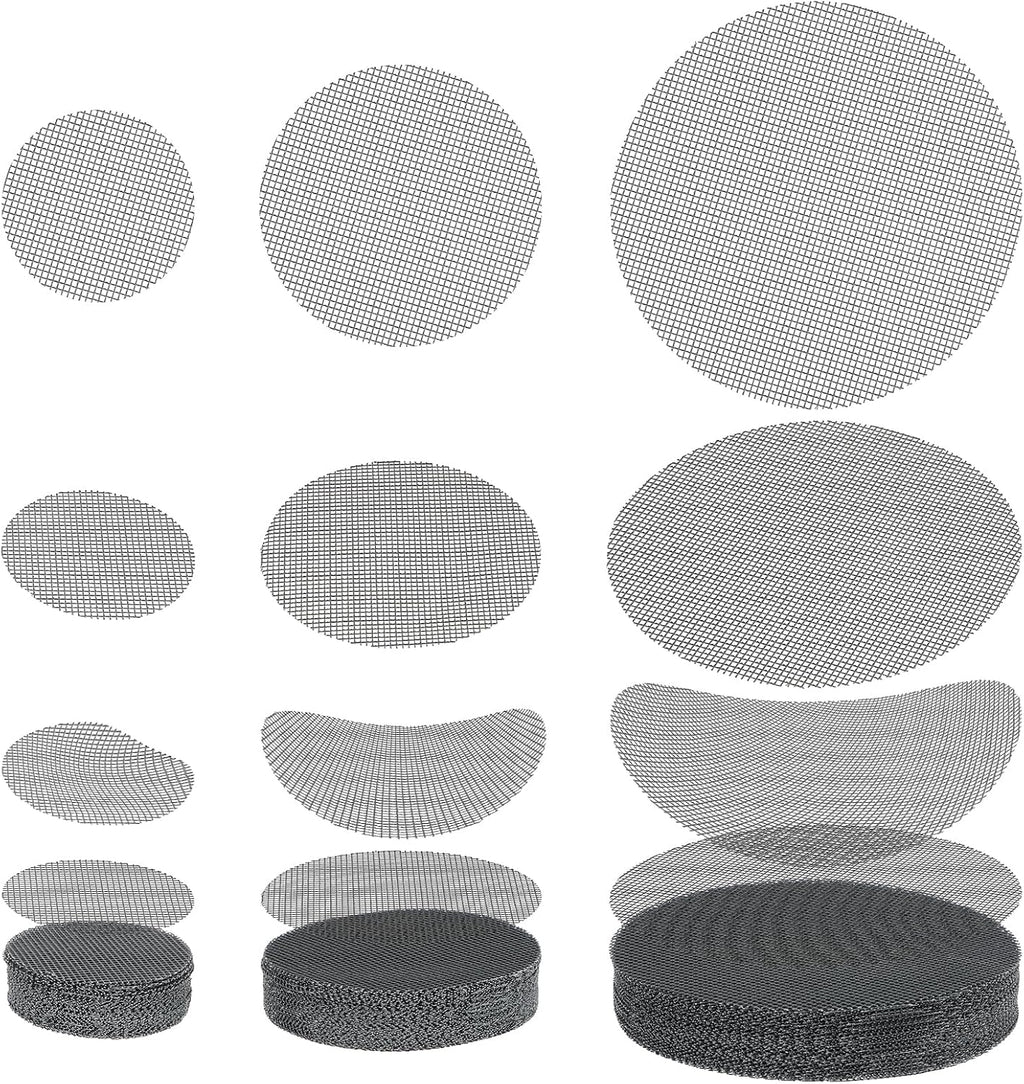 150 Mesh for Plant Plant Hole Mesh Pads Drainage Screen Plastic Round Flower Hole MeshScreen Cover Pad 2 3 4 Inch Assorted SizesMesh Preventing Soil Leakage