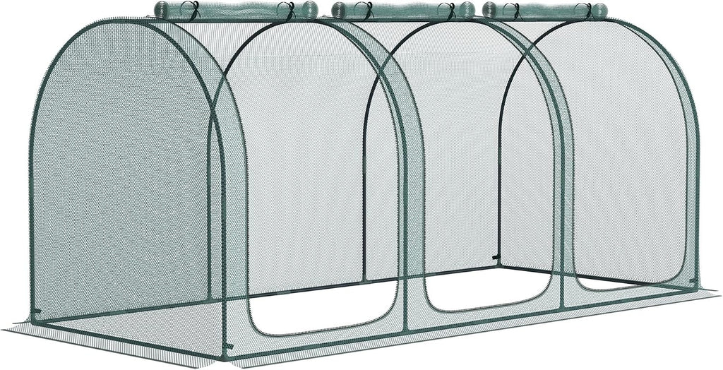 outsunny 9' x 4' crop cage plant protection, main product view