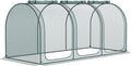 outsunny 9' x 4' crop cage plant protection, main product view