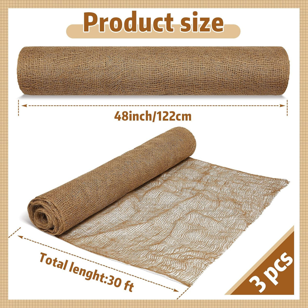 riakrum 3 pcs 48 inch x 90 ft shown in use