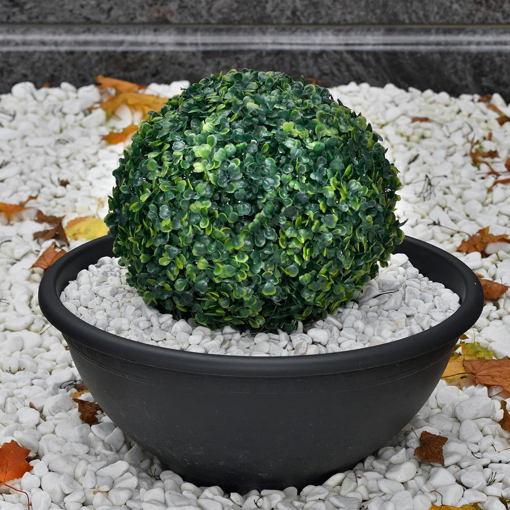 Relaxdays Marble Gravel, 5 kg, Decorative Stones, Pebbles, Garden Pebbles, Flower Pot, Grave, Decorative Gravel, White, Marble, 15-25 mm