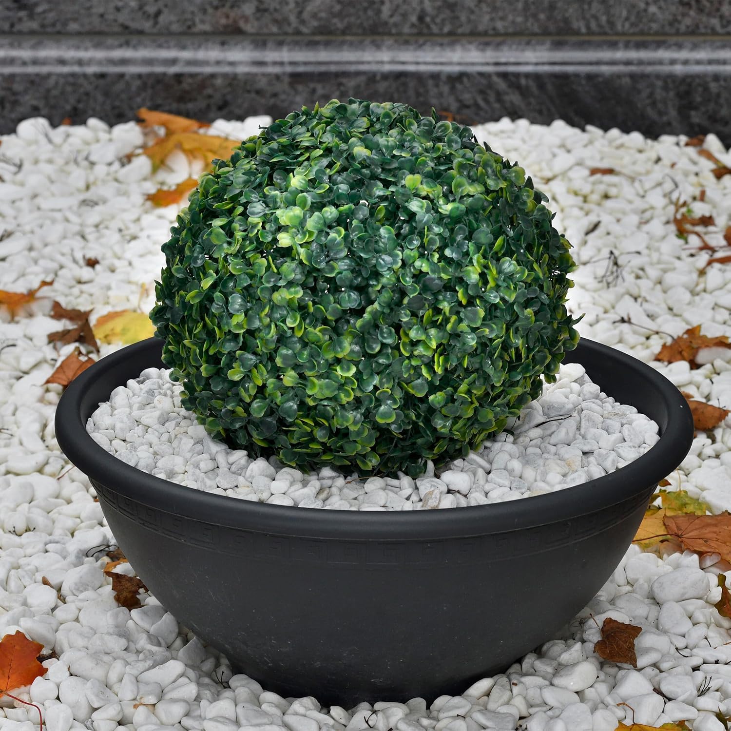 Relaxdays Marble Gravel, 5 kg, Decorative Stones, Pebbles, Garden Pebbles, Flower Pot, Grave, Decorative Gravel, White, Marble, 15-25 mm