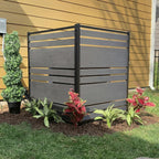 enclo vienna privacy screen, charcoal vinyl diy no, main product view