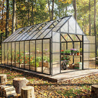 10x20 ft polycarbonate greenhouse large heavy duty aluminum, main product view