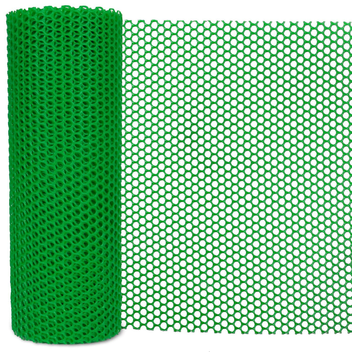 garden fence green plastic mesh- 16in x 40ft, main product view