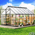 airwire 8×12 ft walk-in polycarbonate greenhouse for outdoor, main product view