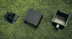 Upgraded Grease Bucket - THE GREASE BOX GX-1 for Wood Pellet Grills (Side Grease Spouts) Includes (1) Silicone Box Liner