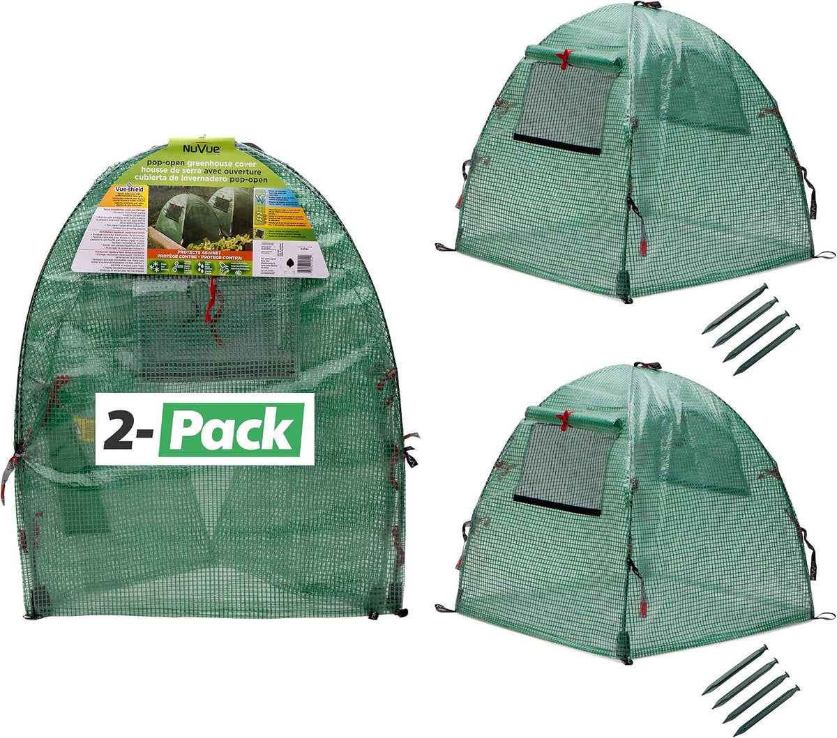 nuvue products 24244 pop-open plant growth accelerator greenhouses, main product view