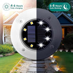 SOLPEX Solar Lights Outdoor Waterproof, 20 Pack Solar Ground Lights, Solar Garden Lights Landscape Lighting for Pathway Driveway Patio Backyard Walkway (Cool White)