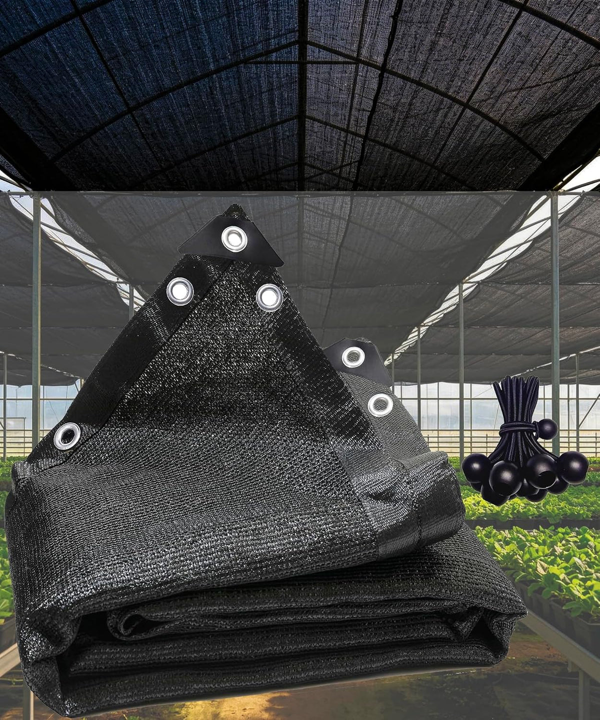 90% black shade cloth 10ft x 24ft heavy, main product view