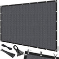 Artpuch 90% Sun Shade Cloth, 10 x 10 FT Pergola Shade Cover Canopy with Grommets, Sun Screen Fabric Tarp for Patio, Outdoor, Garden, Backyard, Dark Grey
