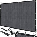 Artpuch 90% Sun Shade Cloth, 10 x 14 FT Pergola Shade Cover Canopy with Grommets, Sun Screen Fabric Tarp for Patio, Outdoor, Garden, Backyard, Blue Grey