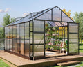 howe 10x14x8.4 ft polycarbonate greenhouse with 4 vent, main product view