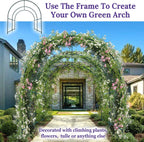 multi-size large garden support arch frame climbing plant, package contents