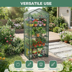 olixis 27"x19"x63" mini greenhouse, with durable zipper door, package contents