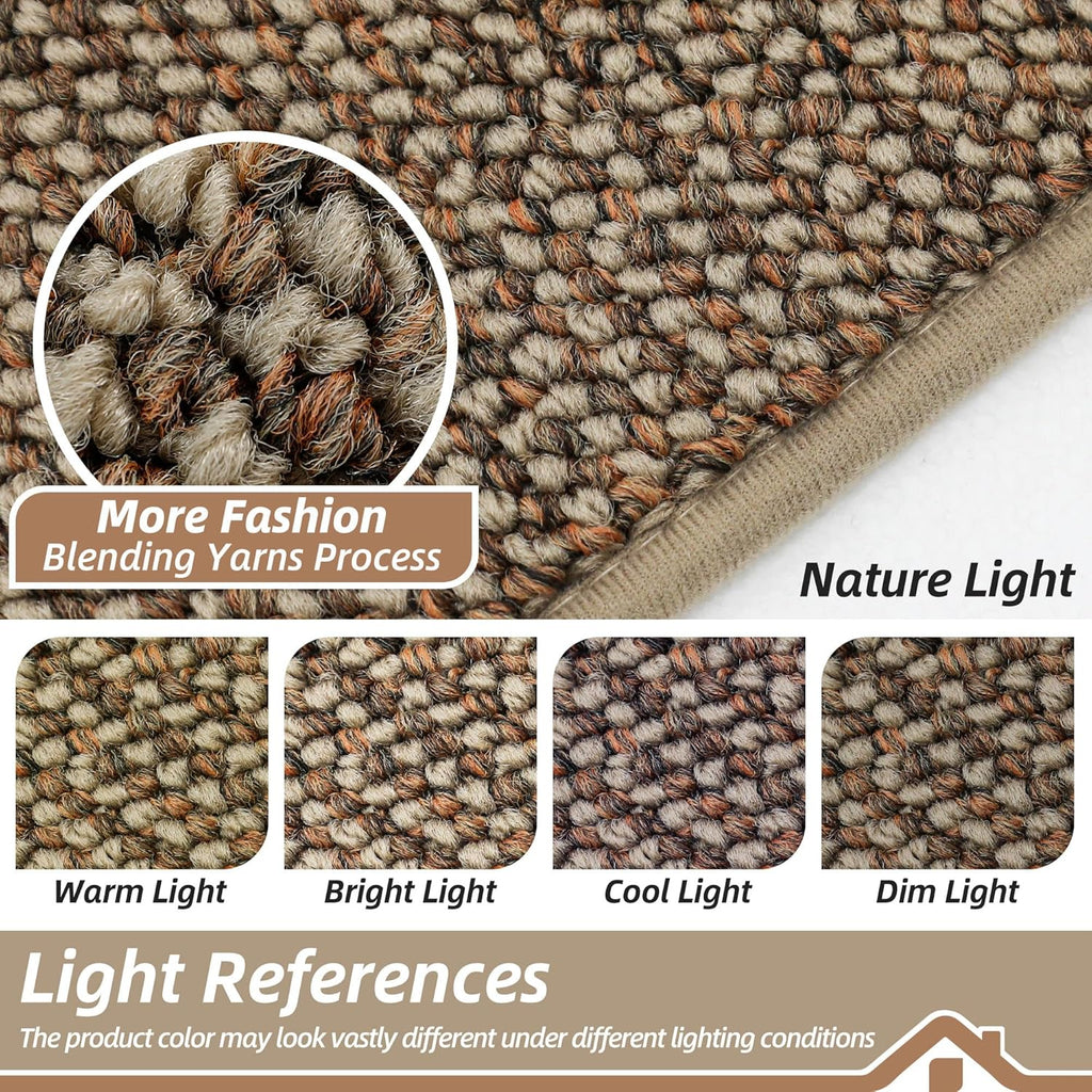 BEQHAUSE 2x3 Entryway Rug Indoor Door Mat Non-Slip Washable, Taupe | Hallway Rugs Absorbent & Stain Resist Hall Carpet Runner Rugs for Entryway, Front Door Floor Mats Laundry Room Rugs for Entry