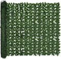 60"x128" (53.5 sqft), artificial ivy vine privacy fence, main product view