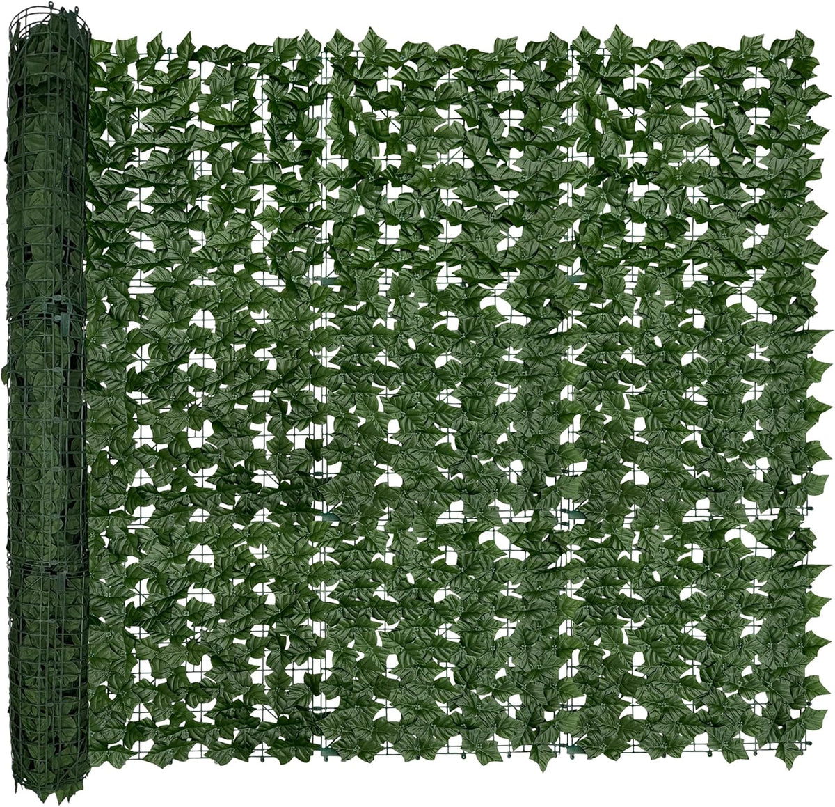 60"x128" (53.5 sqft), artificial ivy vine privacy fence, main product view