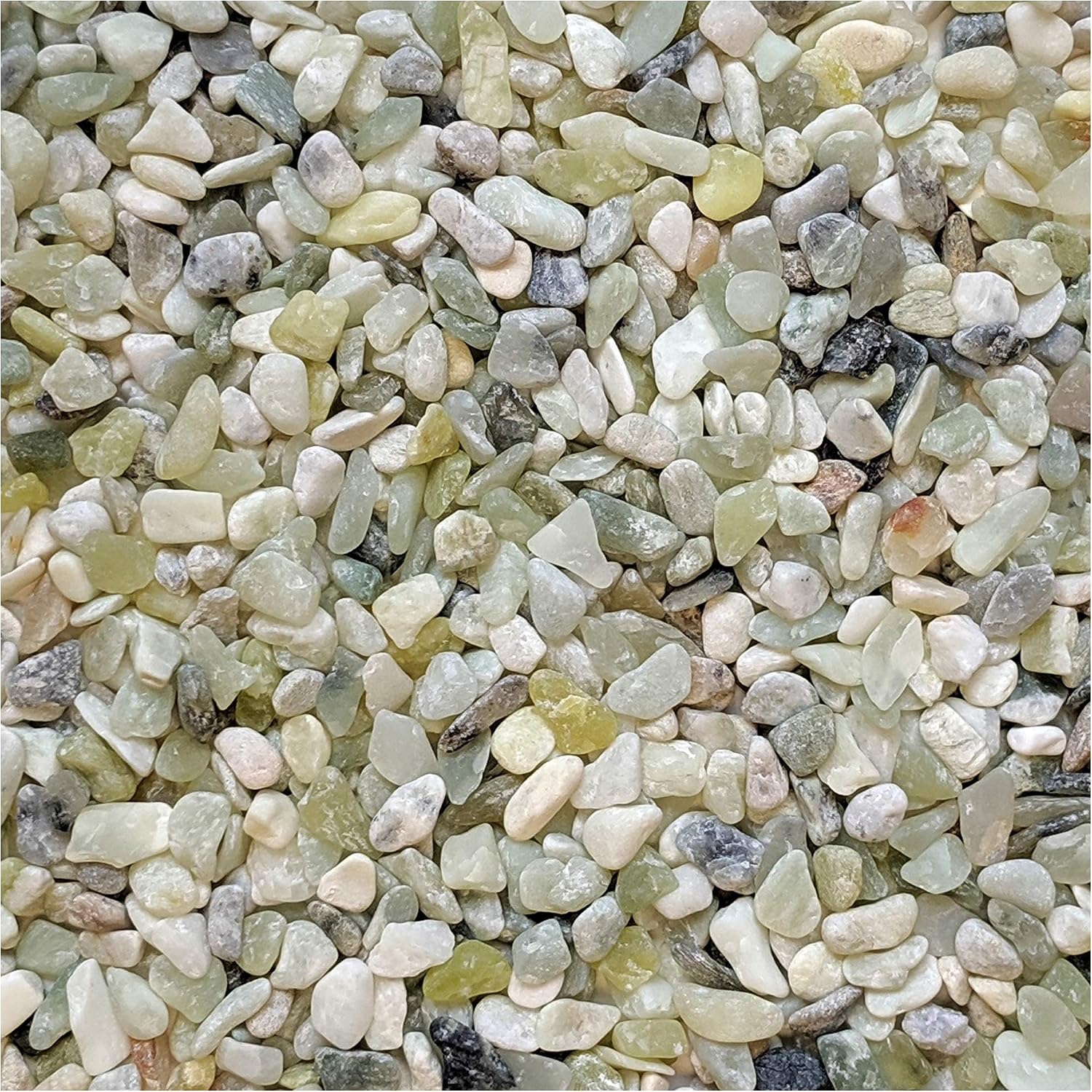 Midwest Hearth Decorative Jade Bean Pebbles 1/5" Size (2-lb Bag)