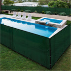 chain link fence privacy screen 6'x25' green, windscreen, package contents