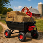 autodaya garden dump cart wagon 1000 lbs, heavy, view 12