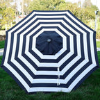 Blissun 9' Outdoor Patio Umbrella, Outdoor Table Umbrella, Yard Umbrella, Market Umbrella with 8 Sturdy Ribs, Push Button Tilt and Crank