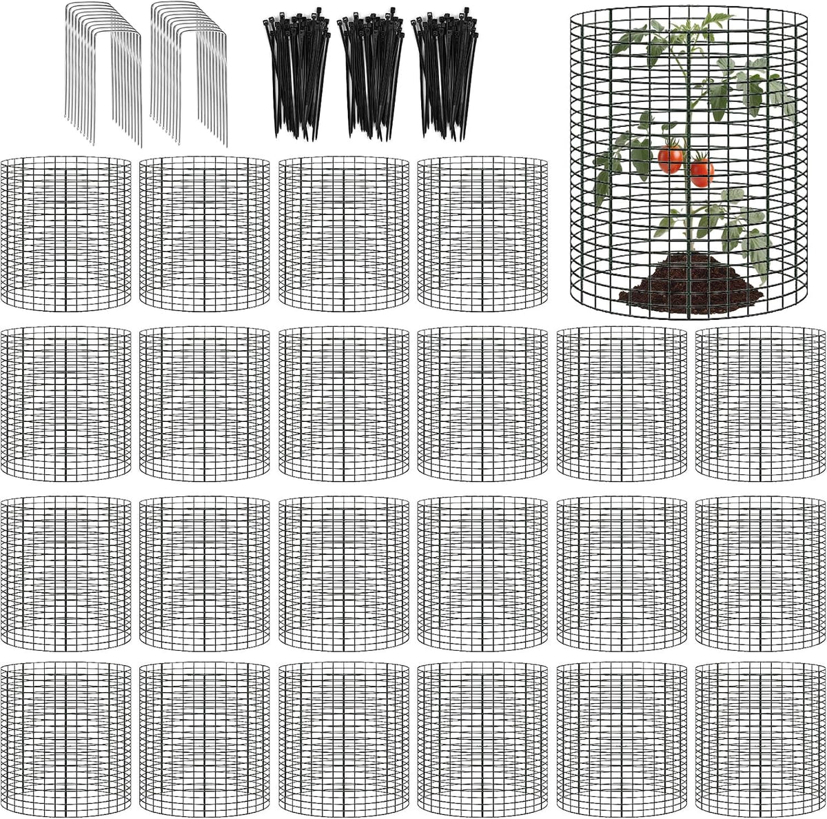 round plant protector from animals, 12'' x 12'', main product view