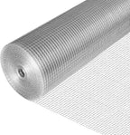 19 Gauge Hardware Cloth, 1/2 inch 48inch×100ft Chicken Wire Fence | Hot-dip Galvanized Welded Cage Wire Mesh Roll Supports Poultry Netting Cage Fence Poultry Animal Netting Cage Screen
