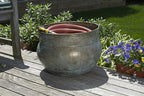 Sonoma Hose Pot - Blue Verde Brass by Good Directions
