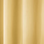 TOWN & COUNTRY BASICS Cabana Solid Heavyweight Indoor Outdoor Curtains, Light Filtering Opacity with Grommet Top, Water Repellent, 2-Pack Set, 54"x108", Sundress Yellow