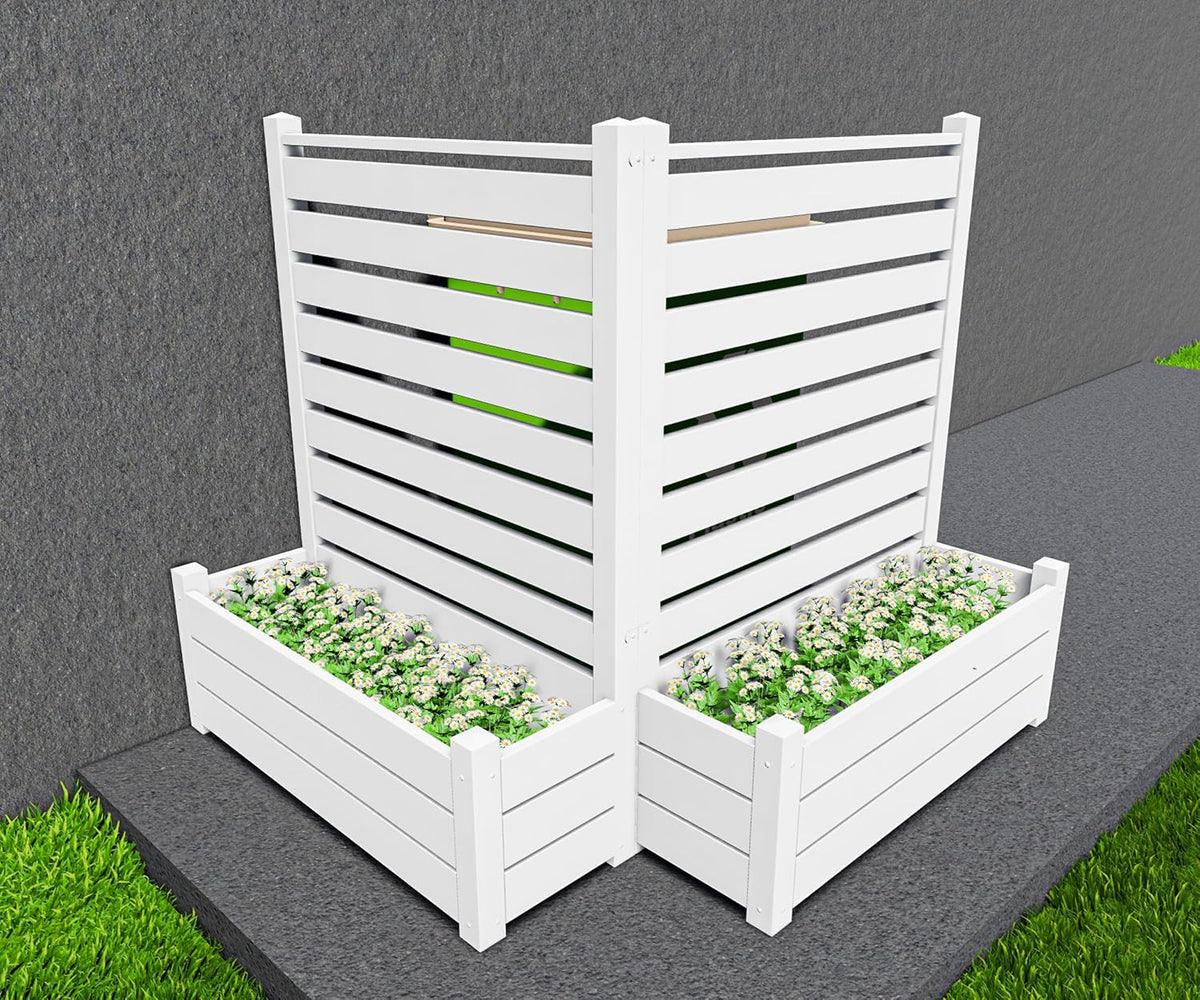 no-dig air conditioner fence 36" w x 45", main product view