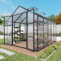 greenhouse for outdoors 8x10x7.8ft, polycarbonate greenhouse with stronger, main product view