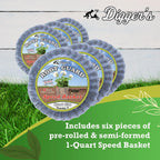 Digger's 1-Quart Root Guard Speed Baskets for Plants, Control Gopher 6 Pack | Efficient Planting