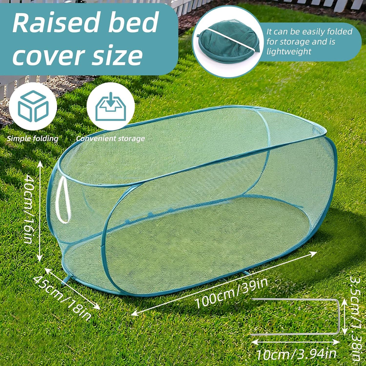 molain 4 pcs pop up garden plant covers, close-up detail