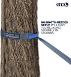 ENO, Eagles Nest Outfitters Atlas EXT Utility Hammock Straps, Suspension System, Set of 2, Charcoal/Navy