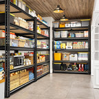 REIBII 2400LBS Storage Shelves 5 Tier Garage Shelving Heavy Duty Adjustable Garage Shelves, Utility Rack Shelf, Shelving Units for Storage Warehouse Pantry Closet, 35.5" W x 11.9" D x 72" H, 3 Pack