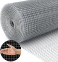 Land Guard 19 Gauge Hardware Cloth, 1/2 inch Chicken Wire Fence, Galvanized Welded Cage Wire Mesh Roll Supports Poultry Netting Cage Fence…