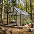 10x24 ft polycarbonate greenhouse large heavy duty aluminum, main product view