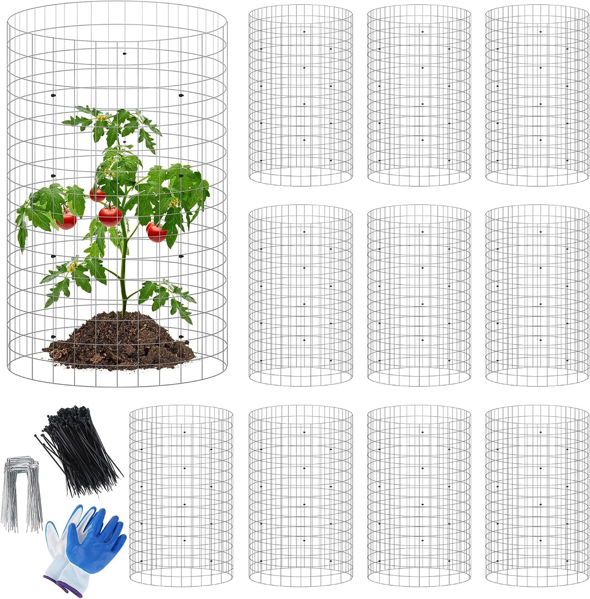 winemana 12 set plant protectors from animals, plant, main product view