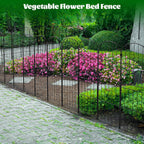 pinpon 10-panel arched garden fence 37.5inh x 10.4ftl on a desk or shelf