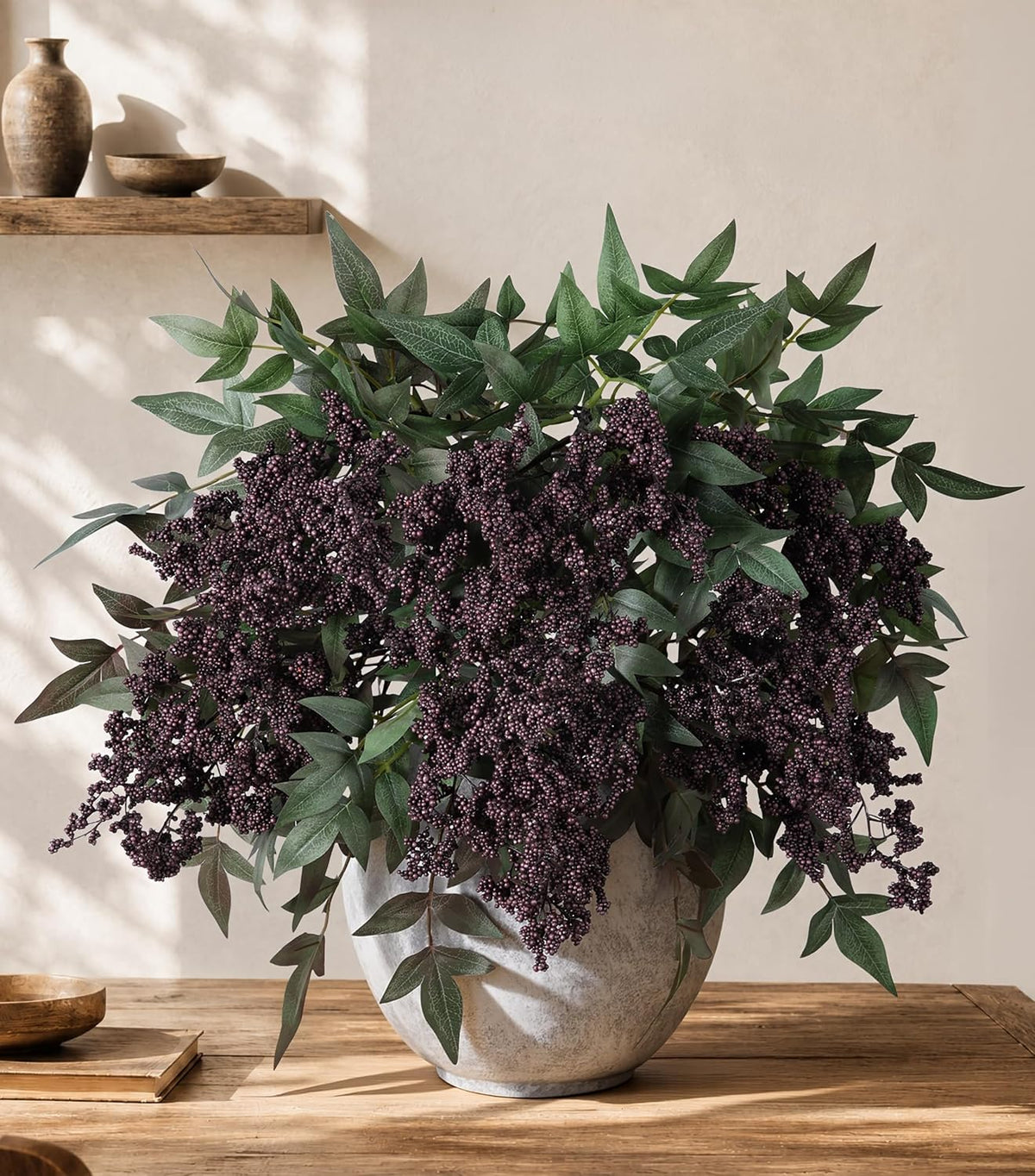 artificial plants indoor 3 pcs 35 inch faux, main product view