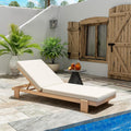 christopher knight home duska acacia wood chaise lounge, main product view