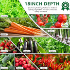 8x4x1.5FT Galvanized Raised Garden Bed,Vegetable Boxes-Rectangle Metal Flower Box,Large Planter Raised Beds Outdoor Garden for Planting,Fruit,Herb-Silver
