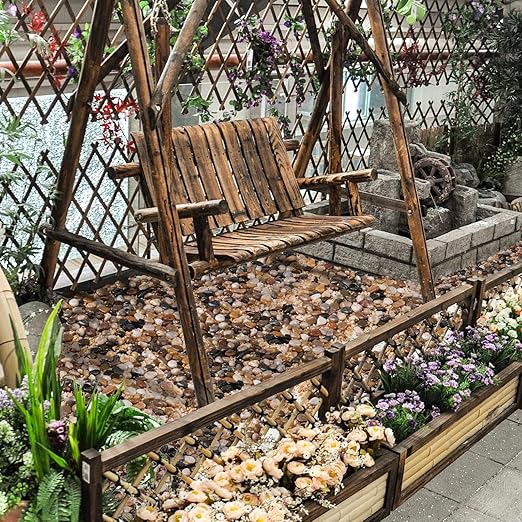15 lbs River Rocks, 1-1 1/2 inch Plant Rocks for Pots Indoor, Decorative Garden Rocks Outdoor Landscaping, Polished Natural Stone for Walkways, Yard, Vases, Crafts