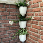 orimerc 4 pack corner wall mounted hanging planter, main product view