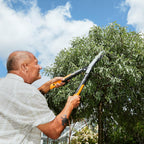 Fiskars 23" PowerGear2 Garden Hedge Shears, Hedge Clippers, 10" Blades | PowerGear2 Technology Multiplies Power for Less Effort, SoftGrip Handles and Shock-Absorbing Bumpers